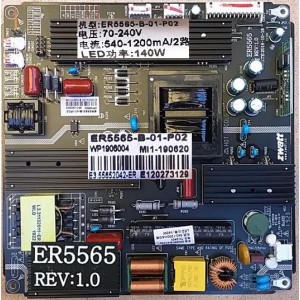 BLAUPUNKT BP6500AU9100 POWER BOARD ER5565-B-01-P02 ER5565